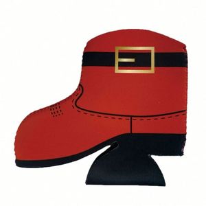 En stock, refroidisseurs de canettes, cadeaux de fête, cadeaux de Noël, refroidisseurs de canettes personnalisés, en forme de chaussures/bottes - Product Image 1