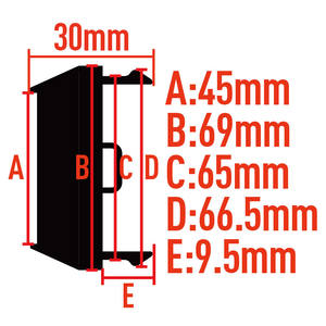 Cache-moyeux de roue anti-poussière 69 mm, accessoires automobiles pour jantes en alliage Rays VOLK TE37, cache-moyeux VOLK TE37 - Product Image 6