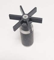 2-Pole 6 Blades L65mm Waaier Buitenste Diameter 43Mm Ringvormige Permanente Magneet Buitendiameter 20Mm L38mm Miniatuur pomp Rotor