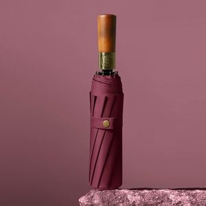 Paraguas Plegable de Alta Calidad al por Mayor, Promocional, Resistente al Viento, Personalizado, Automático, de Pongee, con Protección Solar, para Viajes, con Logotipo - Product Image 4