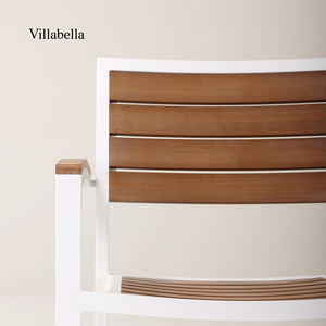 Set di 3 Pezzi per Terrazza, Piccolo Set di Poltrone da Esterno Resistenti ai Raggi UV, Arredamento da Giardino e Balcone per Hotel e Resort - Product Image 3