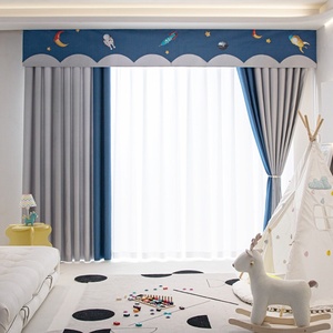 Moderno semplice <span class=keywords><strong>tende</strong></span> <span class=keywords><strong>oscuranti</strong></span> per camera da letto soggiorno protezione antivento tipo uncino balcone tessuto tecnica semplice nero - Product Image 3