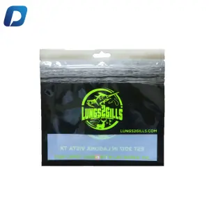 Customized Factory Price Clear Packaging Soft Fish Lure Hook Plastic Bait Bag