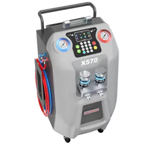 X570 냉매 충전 기계 Ac 서비스 스테이션 작은 병 프레온 회수 및 리필 기계 도매