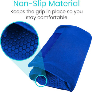 Xiaoxi – housses d'accoudoirs pour fauteuil roulant, bleu royal, respirantes, réglables, rembourrées, pour personnes âgées, poignée d'aide à la marche, taille 12.7cm - Product Image 3