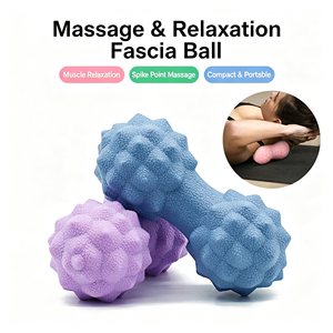 Blue Silicone <b>Massage</b> <b>Ball</b> Set for Muscle Relief and Therapy Use - Product Image 6