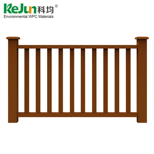 An toàn Gỗ nhựa <span class=keywords><strong>composite</strong></span> vườn hàng rào WPC lan can lan can - Product Image 4