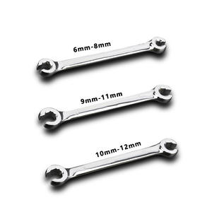 Jeu de clés à tuyau d'huile de frein pour diagnostic automatique CRV, outil de démontage de tuyau d'huile hydraulique à extrémité ouverte, bricolage - Product Image 3