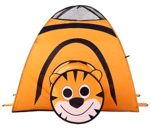 Tente <span class=keywords><strong>tunnel</strong></span> <span class=keywords><strong>pliable</strong></span> orange pour enfants, maison <span class=keywords><strong>de</strong></span> <span class=keywords><strong>jeu</strong></span> sportive pour 2 à 4 personnes, amusante - Product Image 3