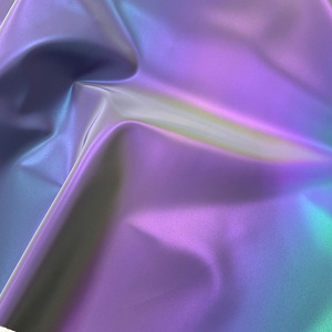 Светоотражающая переливающаяся искусственная кожа из полиуретана для сумок и клатчей, не скатывается, толщина 0,8-1,0 мм, аксессуары - Product Image 4