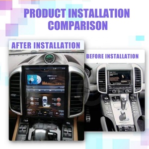 Autoradio 10,5 pouces pour Porsche Cayenne 2010 - 2017, lecteur multimédia Android, navigation GPS, CarPlay sans fil, unité principale - Product Image 2