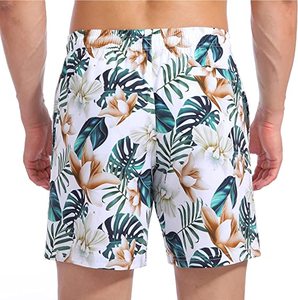 Custom Logo Printed High Quality 100% Polyester Men's Beach Shorts Quick Dry <strong>Swimming</strong> Trunks Reversible Floral <strong>Maternity</strong> - Product Image 3