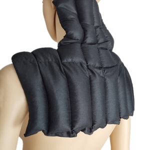 Almohadilla térmica para hombros y cuello en microondas para aliviar el dolor, paquetes calientes y fríos para músculos doloridos, envoltura para el cuello para microondas, paquete de calor húmedo - Product Image 4