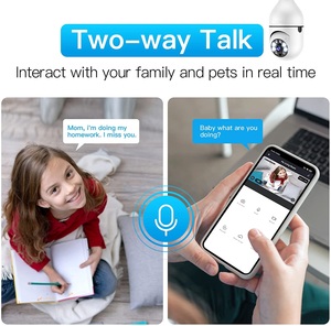 <strong>WiFi</strong> E27 Security <strong>Camera</strong> Bulb 360 Degree Pan Tilt Panoramic <strong>IP</strong> <strong>Camera</strong> <strong>Motion</strong> <strong>Detection</strong> Alarm Night Vision Two Way Talk CMOS NVR - Product Image 5