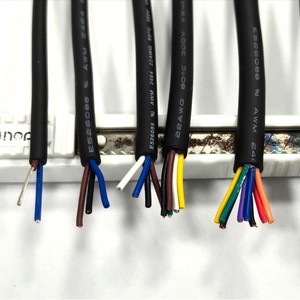 Ul2464 22awg עמיד מזג אוויר rvv רב ליבה כבל pvc מבודד עבור ציוד חלש-נוכחי - Product Image 1
