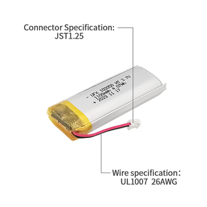 맞춤형 고온 리튬 이온 배터리 UFX <span class=keywords><strong>102050</strong></span> HT 1100mAh 3.7V 휴대용 전자 기기용 - Product Image 6