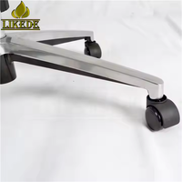 Base de chaise pivotante 5 étoiles en fer robuste, réglable en hauteur, avec pieds en métal modernes pour hôtel, chambre, appartement, extérieur, salon