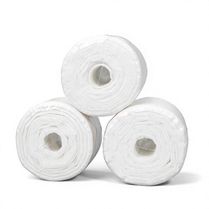 ผ้าเช็ดหน้าแบบม้วนสำหรับสปาความงาม KMML Core 1 ชั้น เนื้อนุ่ม ผลิตจากเยื่อไม้ สำหรับเช็ดเครื่องสำอางและทำความสะอาดผิวหน้า - Product Image 1