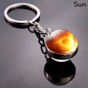 Llavero Personalizado con Forma de Bola del <span class=keywords><strong>Sistema</strong></span> <span class=keywords><strong>Solar</strong></span> en 3D, Arte Cósmico, Anillos para Llaves con Planetas, Colgante para Mochila, Cristal de Vidrio con la Tierra y la Luna, Regalo - Product Image 6
