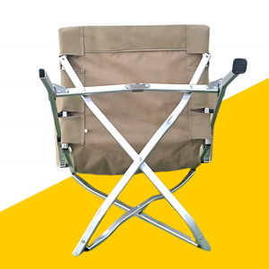 Vente en gros de chaise de camping/pêche marron pliable pour l'extérieur, légère et personnalisée, forme de base fabriquée au Vietnam - Product Image 6