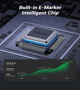 Cáp dữ liệu 5A pd240w loại C sạc nhanh C đến C cáp cho máy tính máy in MacBook & Máy quét mã vạch - Product Image 3