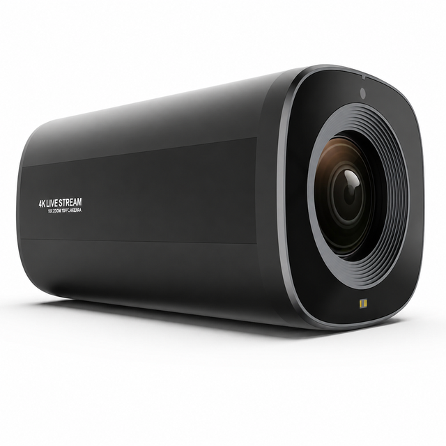 AVMatrix EAGLE T10-4K 10X Zoom POV Camera 4K Live Streaming Integrated Box Camera for Broadcast Studio Sports
