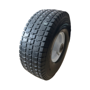 Haute qualité 10 pouces 3.50-4 PU Doam roue pour brouette chariot à main chariot de jardin et chariots à outils - Product Image 3