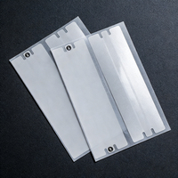 Étiquettes autocollantes de sécurité transparentes, durables, résistantes à l'huile et à l'eau, faciles à décoller, en vinyle personnalisé pour l'étiquetage des boîtes d'avion et des produits d'épicerie