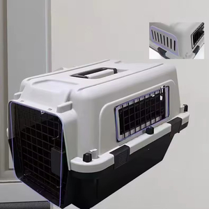 <span class=keywords><strong>Caja</strong></span> <span class=keywords><strong>de</strong></span> Transporte <span class=keywords><strong>para</strong></span> Mascotas, Perros y Gatos, Diseño con Botones <span class=keywords><strong>de</strong></span> Plástico, Jaula <span class=keywords><strong>de</strong></span> <span class=keywords><strong>Viaje</strong></span> Portátil <span class=keywords><strong>para</strong></span> Animales Pequeños, Tamaño <span class=keywords><strong>Mediano</strong></span>/Grande - Product Image 4