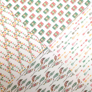 GF Promotion Wholesale 24sheets Flower <strong>Patterned</strong> Scrapbooking Handmade Craft Background <strong>Paper</strong> Pack Scrapbook - Product Image 3