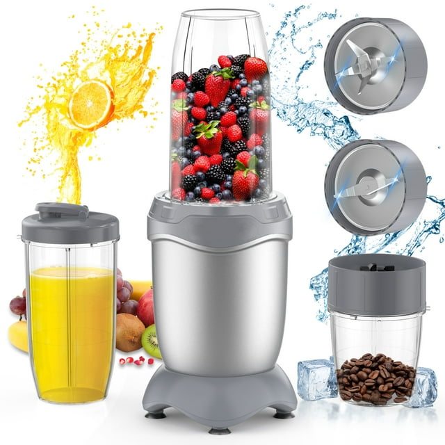 800W Juicer Blender with Detachable Mug Personal Blender for Healthy Drinks & Baby Puree Home Kitchen Party Supplies