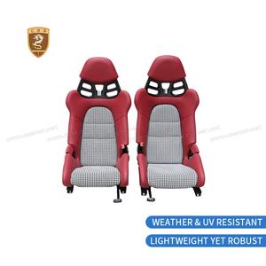 Ghế đua xe hơi bằng sợi carbon dành cho Porsche 718 Cayman Boxster Panamera Macan Cayenne Taycan 911 GT3 RS 911.2 991 992 - Product Image 4