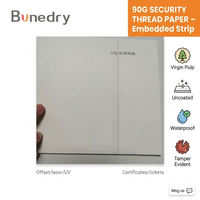 Papier de sécurité 90g A4 anti-contrefaçon, imperméable pour documents de sécurité, certificats, billets, emballages, impression, fourniture d'usine