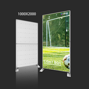 Custom Round SEG Light Box Silver Anodized Aluminum Extrusion Frame - Product Image 1
