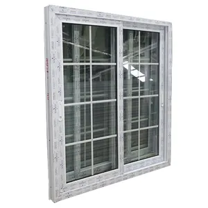 La conception des fenêtres coulissantes en PVC comporte la technologie UPVC à double vitrage