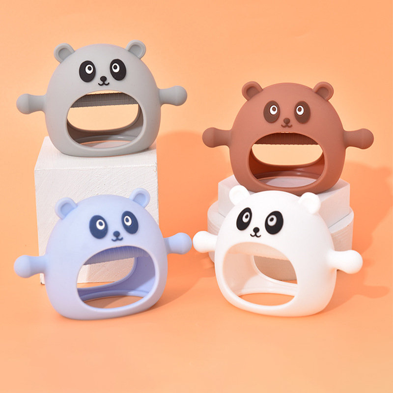 JWX 2023 новые силиконовые варежки для прорезывания зубов без бисфенола А, игрушка, милые животные, успокаивающие прорезыватели, жевательные силиконовые детские игрушки для прорезывания зубов