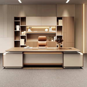 Bureau de direction modulaire en bois de luxe, design moderne, qualité supérieure, mobilier de bureau durable - Table et bureaux de travail - Product Image 2