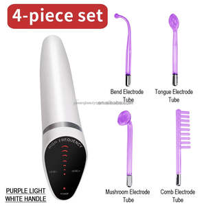 Machine de beauté de levage de visage de jet de vide galvanique de courant micro à haute fréquence tenue dans la main pour le traitement ciblé de main - Product Image 6