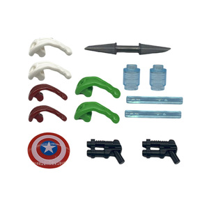 Figuras de Acción de Superhéroes Personalizables, Bloques de Construcción Micro, <span class=keywords><strong>Flash</strong></span>, Spiderman, Deadpool, Mini Figuras de Ladrillos de Diamante, Juguetes - Product Image 4