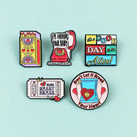 Épingles à revers en métal personnalisées de haute qualité avec logo, en alliage de zinc moulé sous pression, badges pour la promotion de la marque d'entreprise, cadeau d'anniversaire