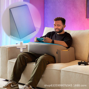 Almohada de Mesa Acolchada Du Babo, Rectangular, de Espuma Viscoelástica, con Bolsillos para Leer en la Cama, Trabajar o en el Sofá - Product Image 1