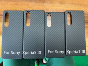 Funda ultradelgada de carbono para teléfono, carcasa de aramida Ultra ligera de aramida para <span class=keywords><strong>Xperia5</strong></span> III Slim Fit - Product Image 5