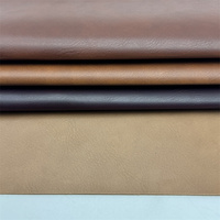 Feuilles de cuir PU Crazy Horse personnalisées, multicolores, en similicuir gaufré de designer, véganes, pour artisanat et maroquinerie