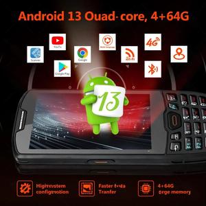 Robusto Android 13 Industrial <span class=keywords><strong>Pda</strong></span> Recopilación de datos de mano 4G + 64G Escáner de código de barras 2D 4G-LTE <span class=keywords><strong>Wifi</strong></span> <span class=keywords><strong>Bluetooth</strong></span> Batería intercambiable en caliente - Product Image 5