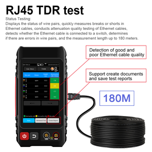 WANGLU LT-600S Kablo İzleyici PING Testi / <span class=keywords><strong>IP</strong></span> Tarama / POE Algılama / Kablo Uzunluğu Ağ Kablosu Test Cihazı - Product Image 6