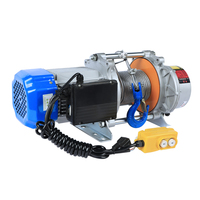 Élévateur à coque en aluminium multifonctionnel 220V palan domestique 1t petit palan électrique