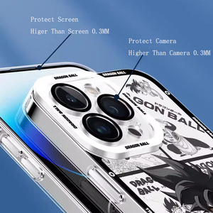 Mát thời trang phim hoạt hình anime Manga chống sốc bảo vệ điện thoại trường hợp đối với <span class=keywords><strong>iPhone</strong></span> x XR 11 12 13 14 15 16 Pro Max - Product Image 3