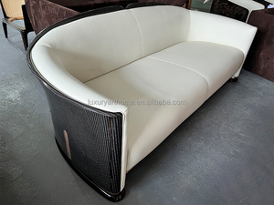 Venta caliente popular nuevo diseño sofá de lujo moderno sofá muebles sala de estar de cuero natural de lujo sofá conjunto - Product Image 6