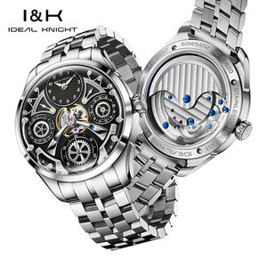 Montres mécaniques multifonctionnelles de haute qualité, design creux, automatiques, étanches, à la mode, pour homme, Ideal Knight 6820 OEM personnalisées - Product Image 2