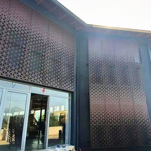 لوحة ديكور من سبائك الألومنيوم المطلية بالبودرة مقطوعة بالليزر CNC بدقة عالية، تصميم عصري للجدران الخارجية، حاصلة على شهادة <span class=keywords><strong>CE</strong></span> - Product Image 3